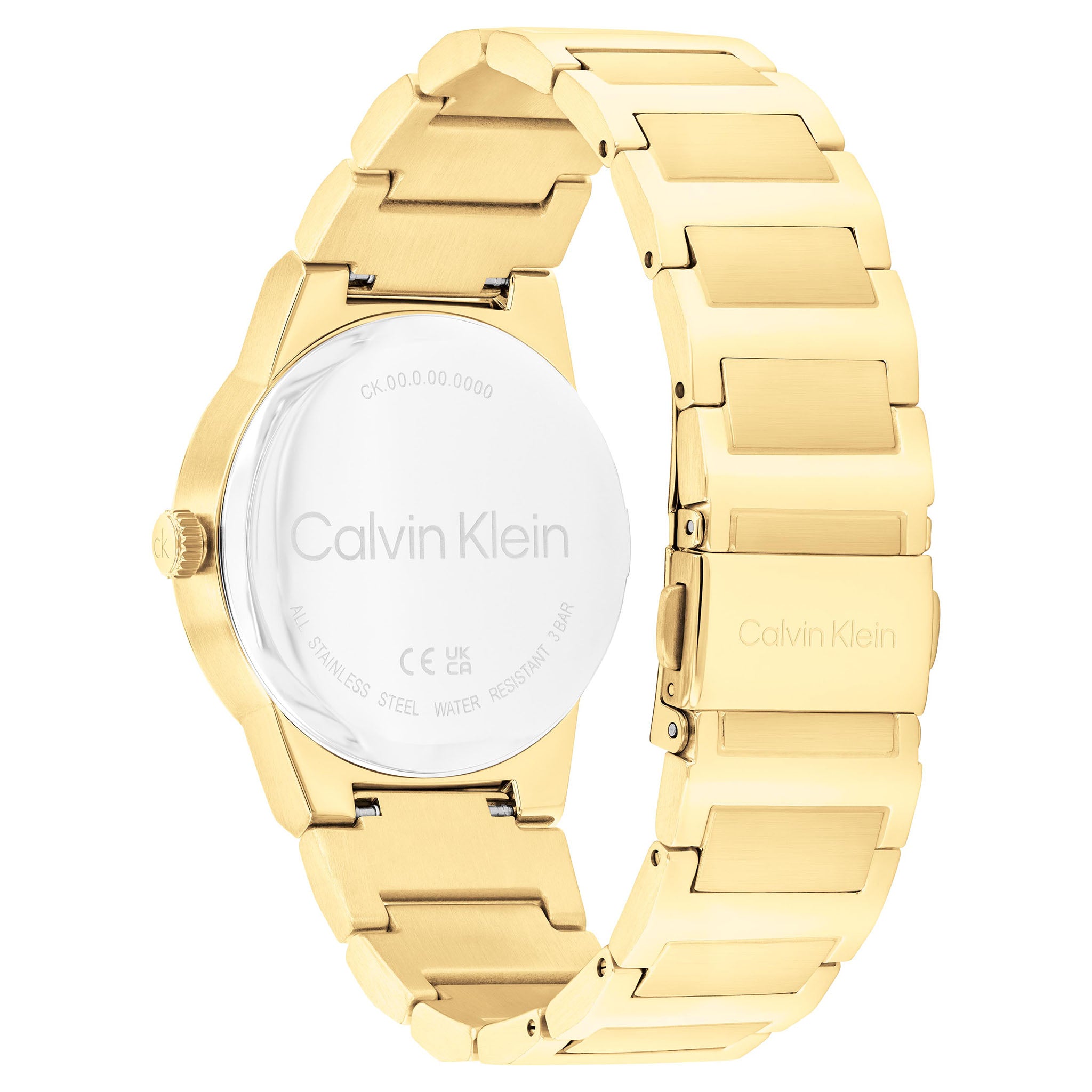Calvin Klein Gold Steel Grey Dial Women's Watch - 25100082