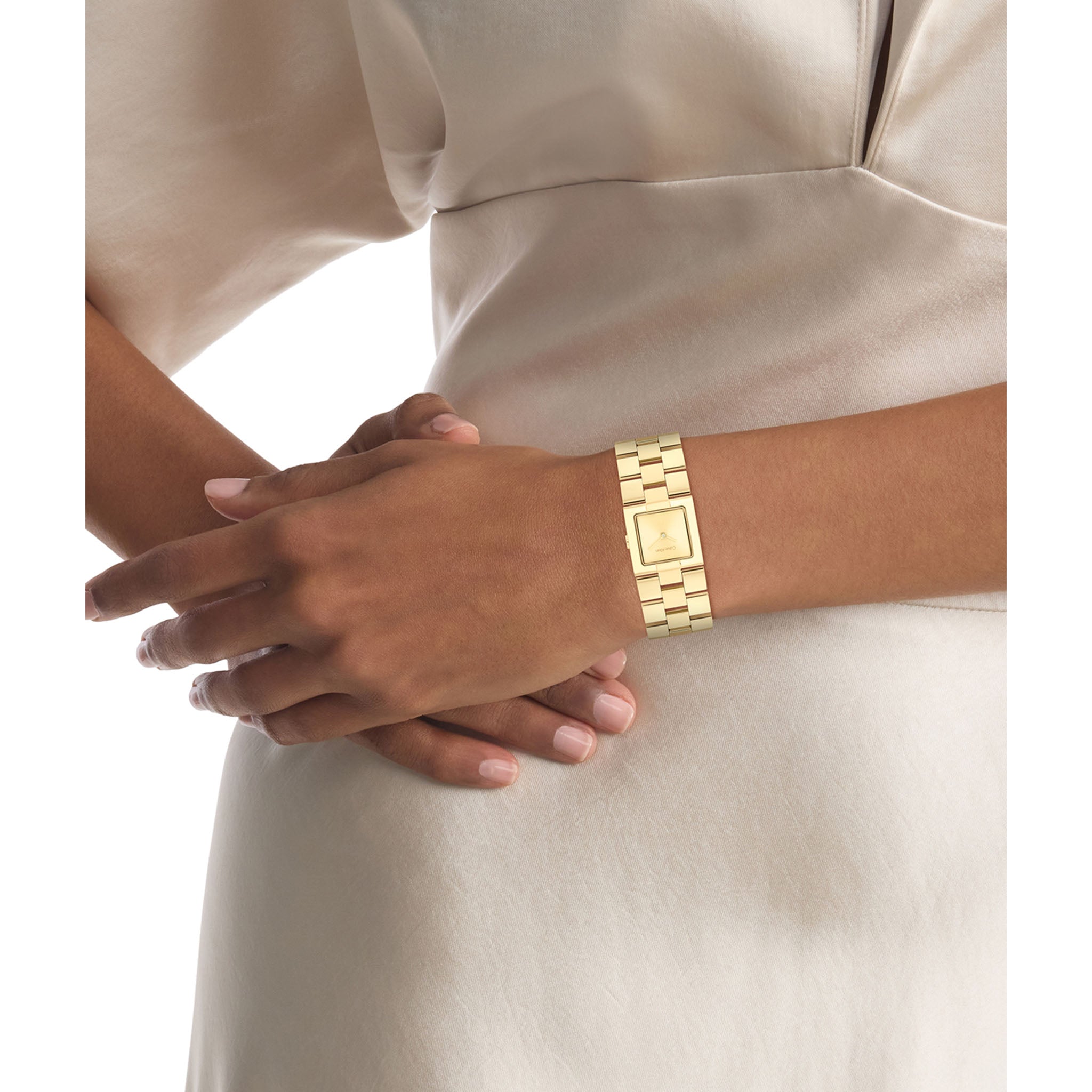 Calvin Klein Gold Steel Women's Watch - 25100089