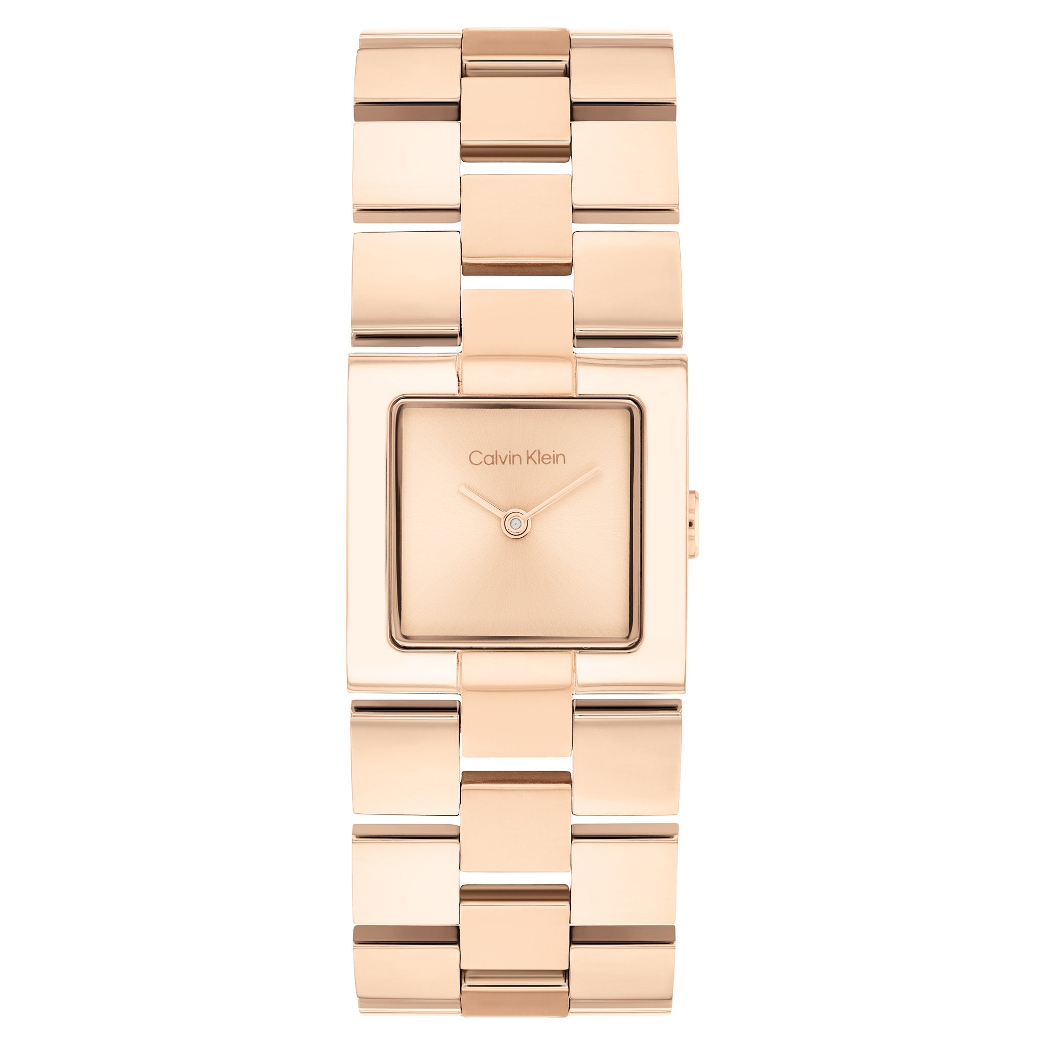 Calvin Klein Rose Gold Steel Light Rose Gold Dial Women's Watch - 25100090