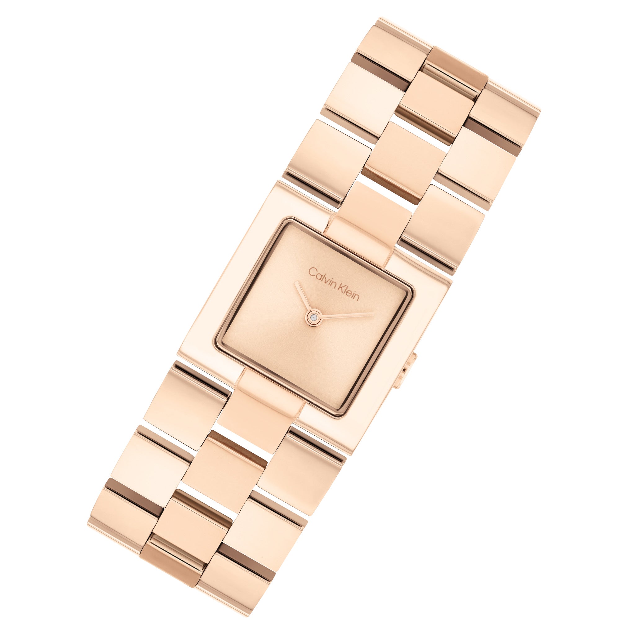 Calvin Klein Rose Gold Steel Light Rose Gold Dial Women's Watch - 25100090