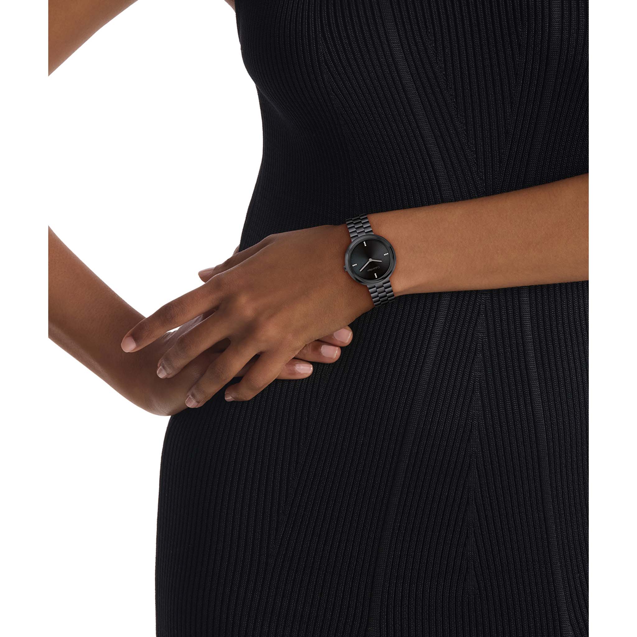 Calvin Klein Black Steel Women's Watch - 25100096