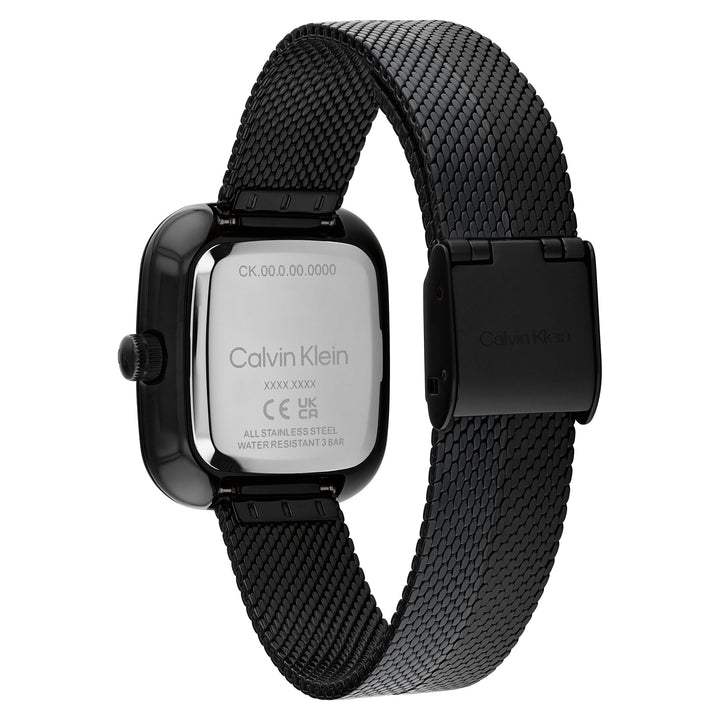 Calvin Klein Steel Black Dial Women's Watch - 25100100