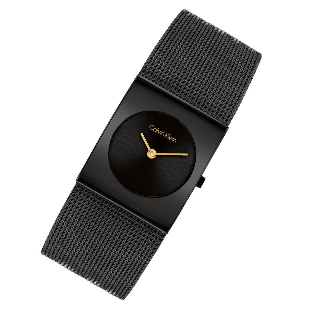 Calvin Klein Black Steel Mesh Women's Watch - 25100109