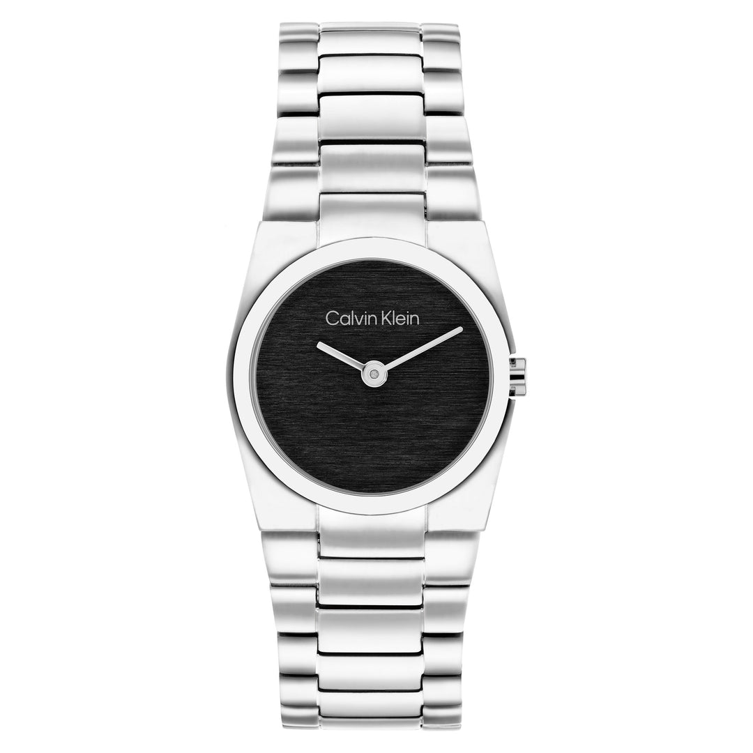 Calvin Klein Stainless Steel Black Dial Women's Watch - 25100121