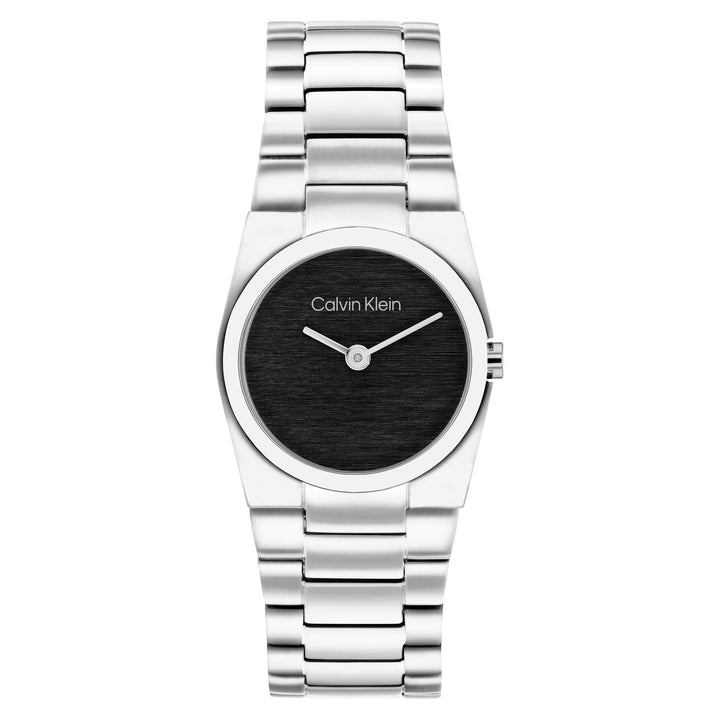 Calvin Klein Stainless Steel Black Dial Women's Watch - 25100121
