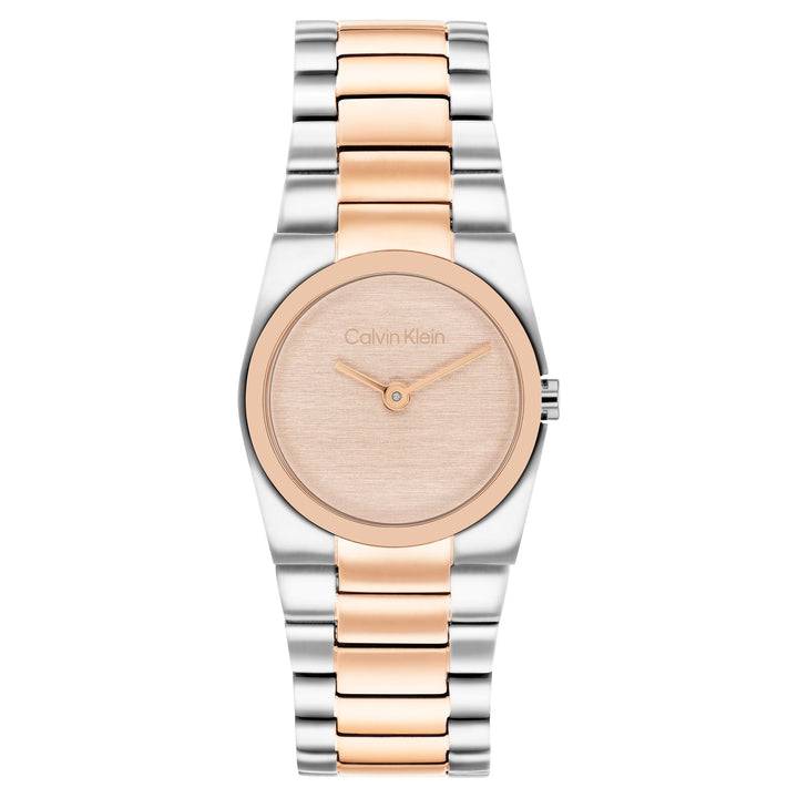 Calvin Klein Two-Tone Steel Carnation Gold Dial Women's Watch - 25100124