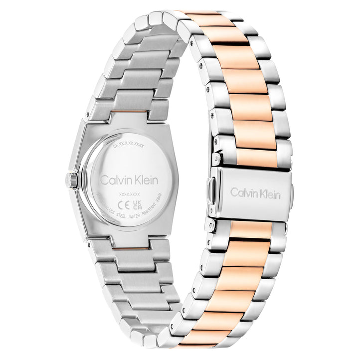 Calvin Klein Two-Tone Steel Carnation Gold Dial Women's Watch - 25100124