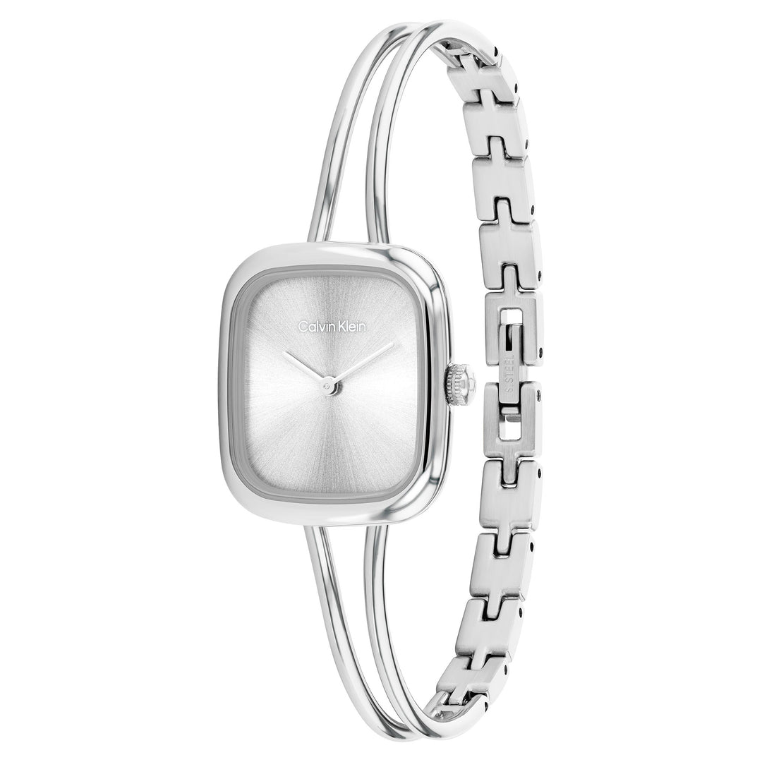 Calvin Klein Stainless Steel Silver Dial Women's Watch  - 25100131