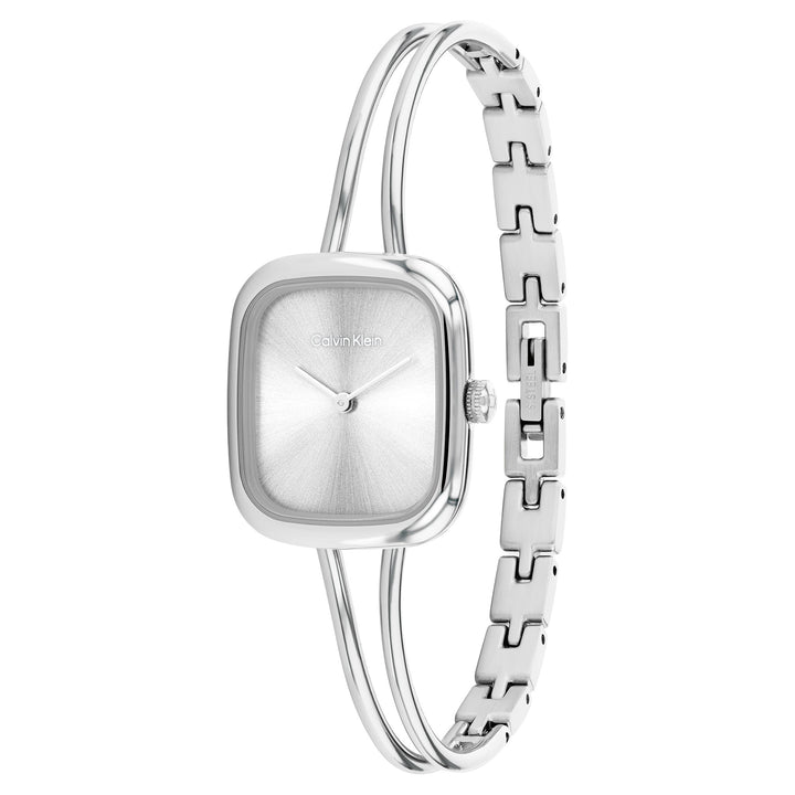 Calvin Klein Stainless Steel Silver Dial Women's Watch  - 25100131