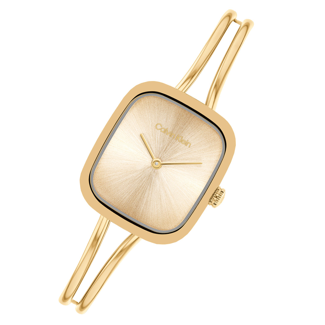 Calvin Klein Gold Steel Women's Watch - 25100132