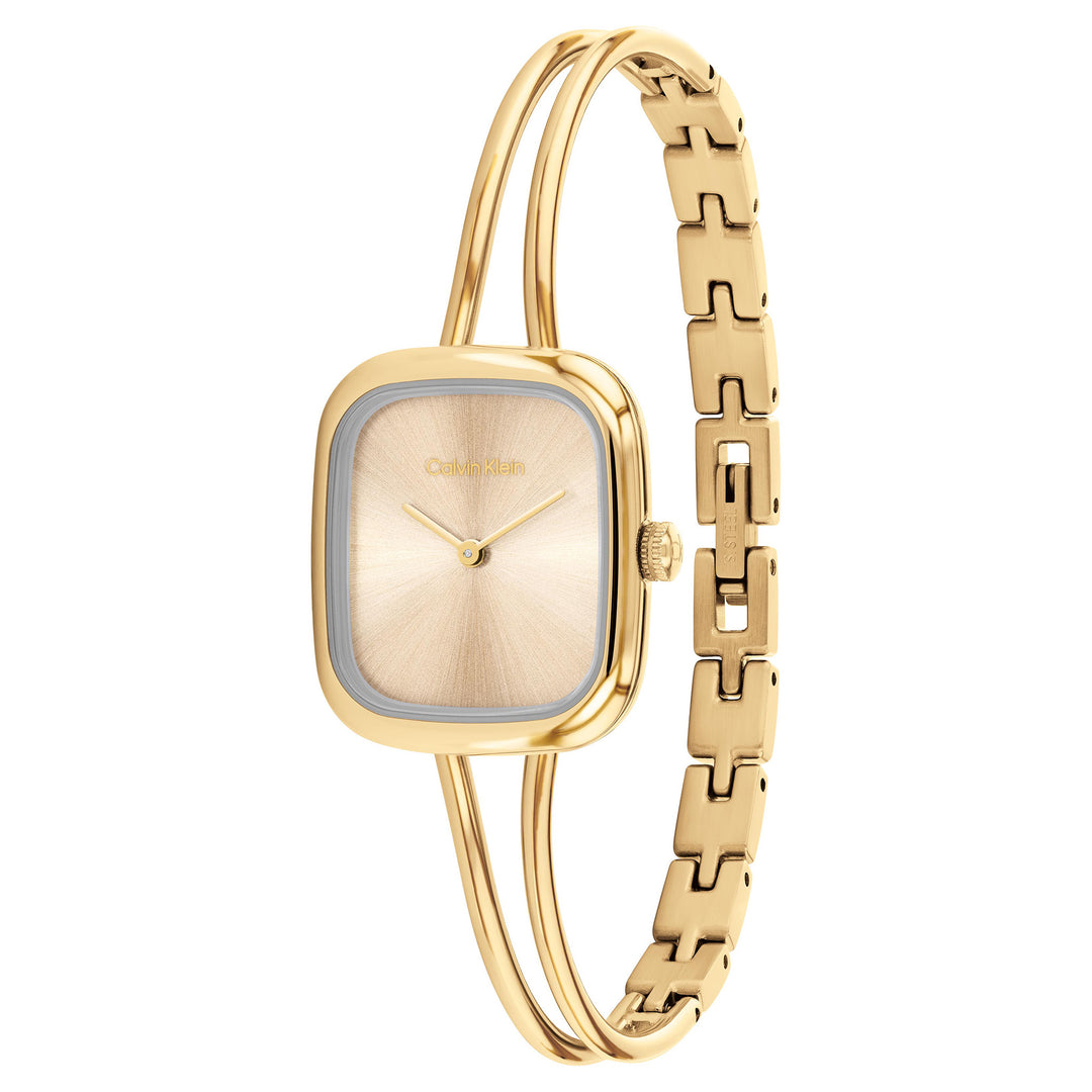 Calvin Klein Gold Steel Women's Watch - 25100132