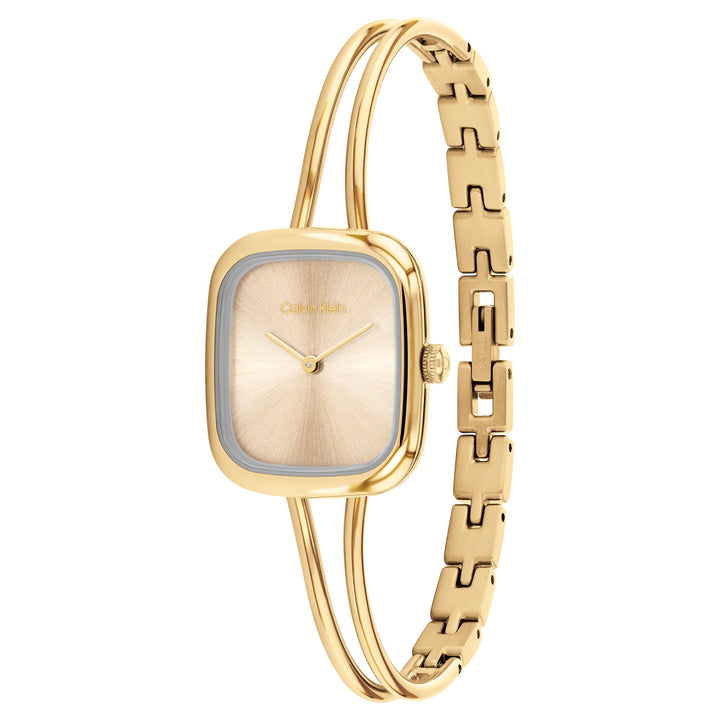 Calvin Klein Gold Steel Women's Watch - 25100132