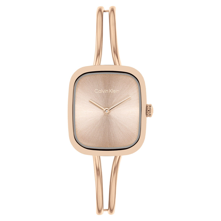 Calvin Klein Rose Gold Steel Women's Watch - 25100133