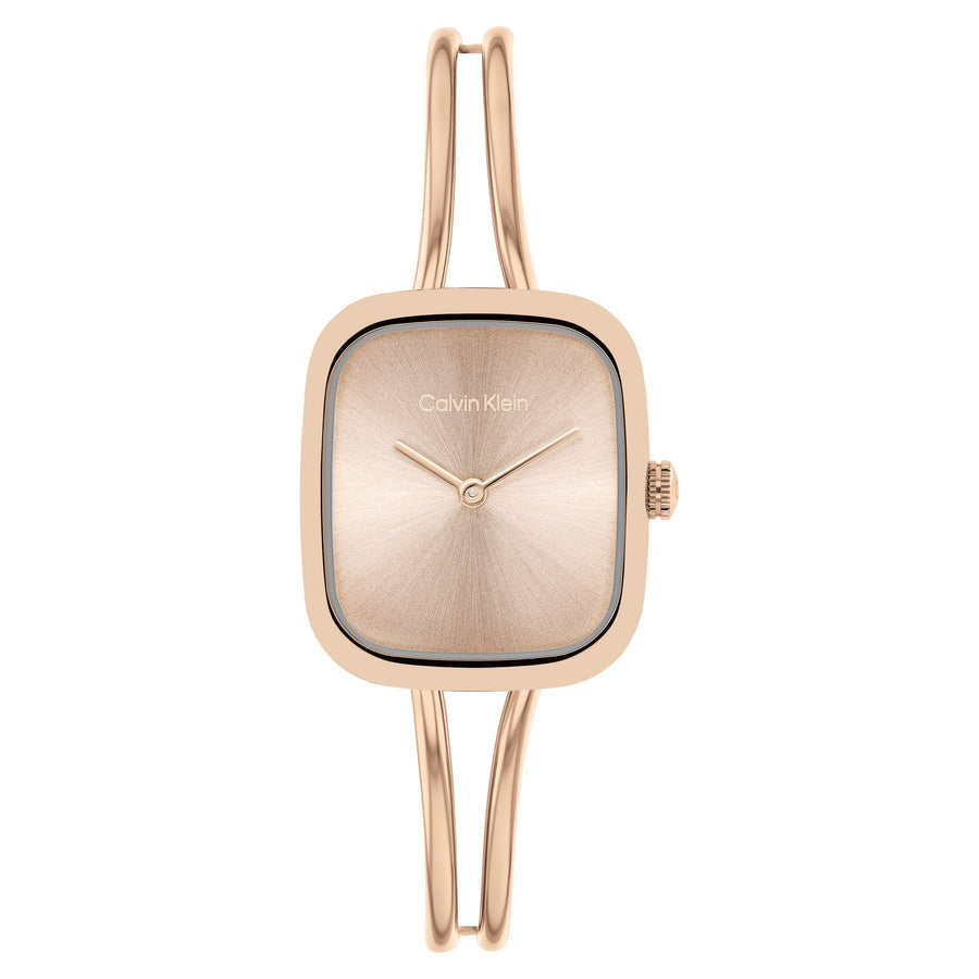 Calvin Klein Rose Gold Steel Women's Watch - 25100133