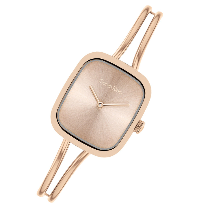 Calvin Klein Rose Gold Steel Women's Watch - 25100133