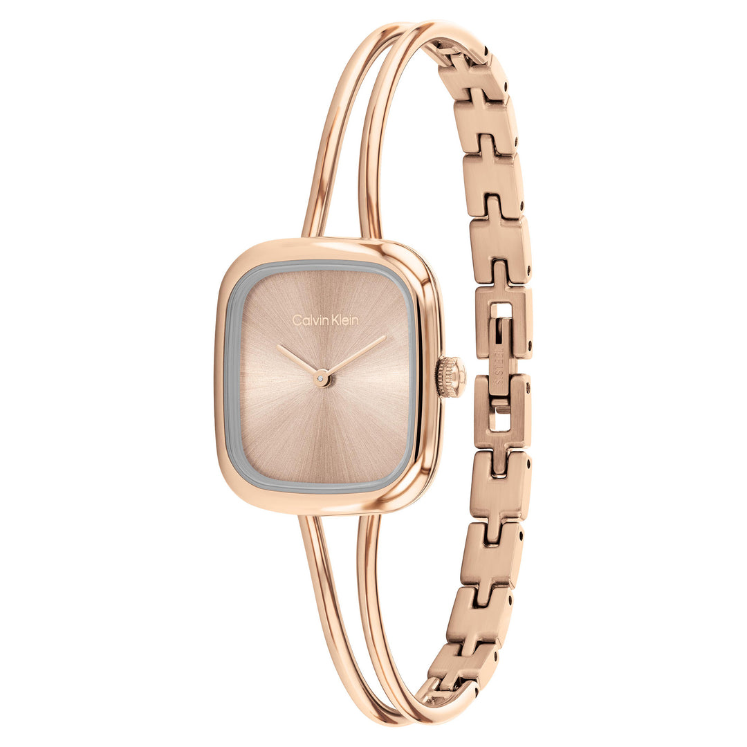 Calvin Klein Rose Gold Steel Women's Watch - 25100133