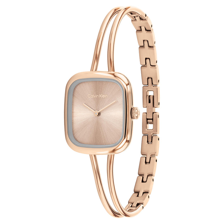 Calvin Klein Rose Gold Steel Women's Watch - 25100133