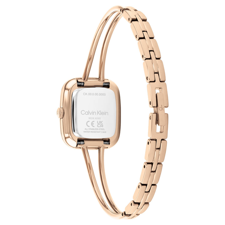 Calvin Klein Rose Gold Steel Women's Watch - 25100133