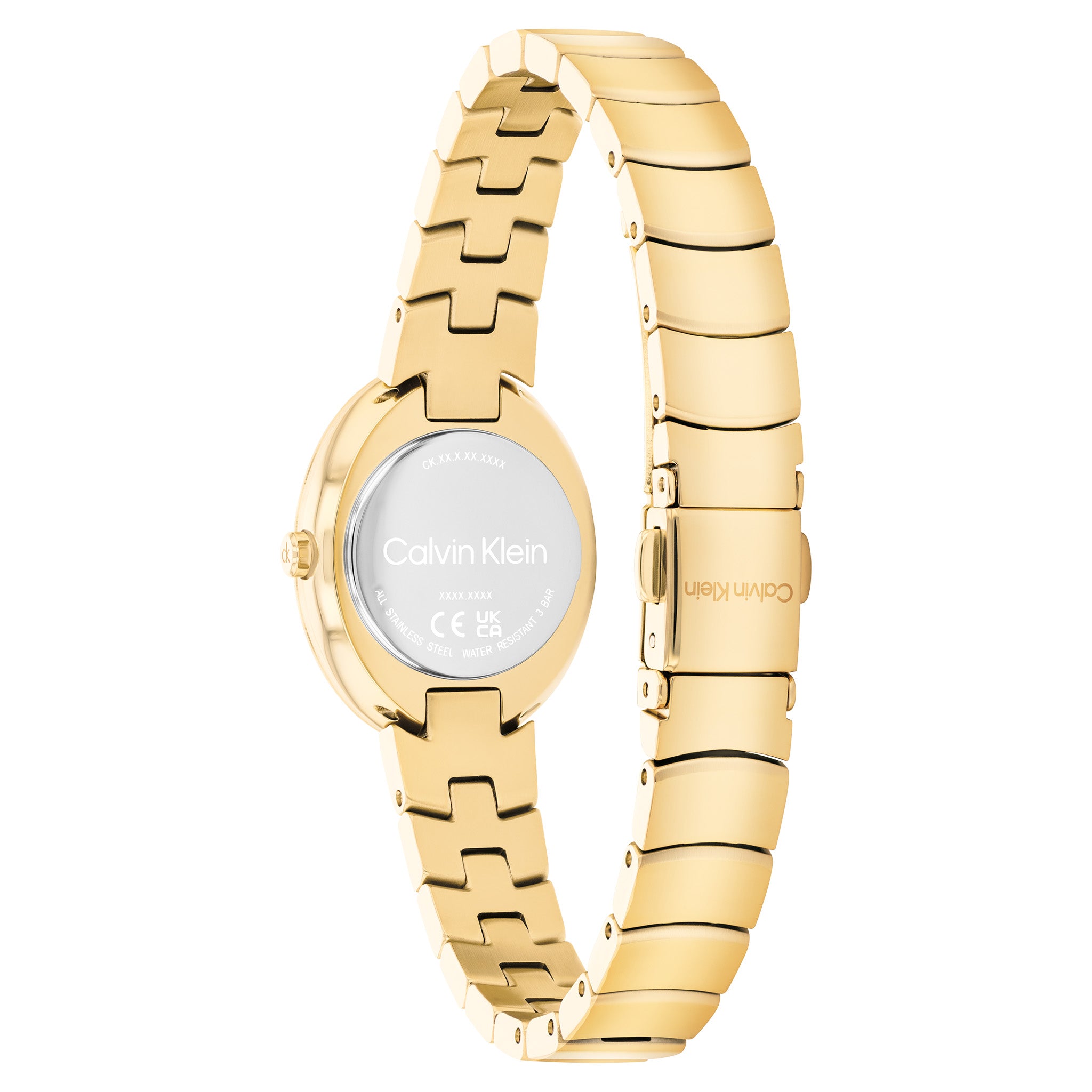 Calvin Klein Gold Steel Light Gold Dial Women's Watch - 25100147