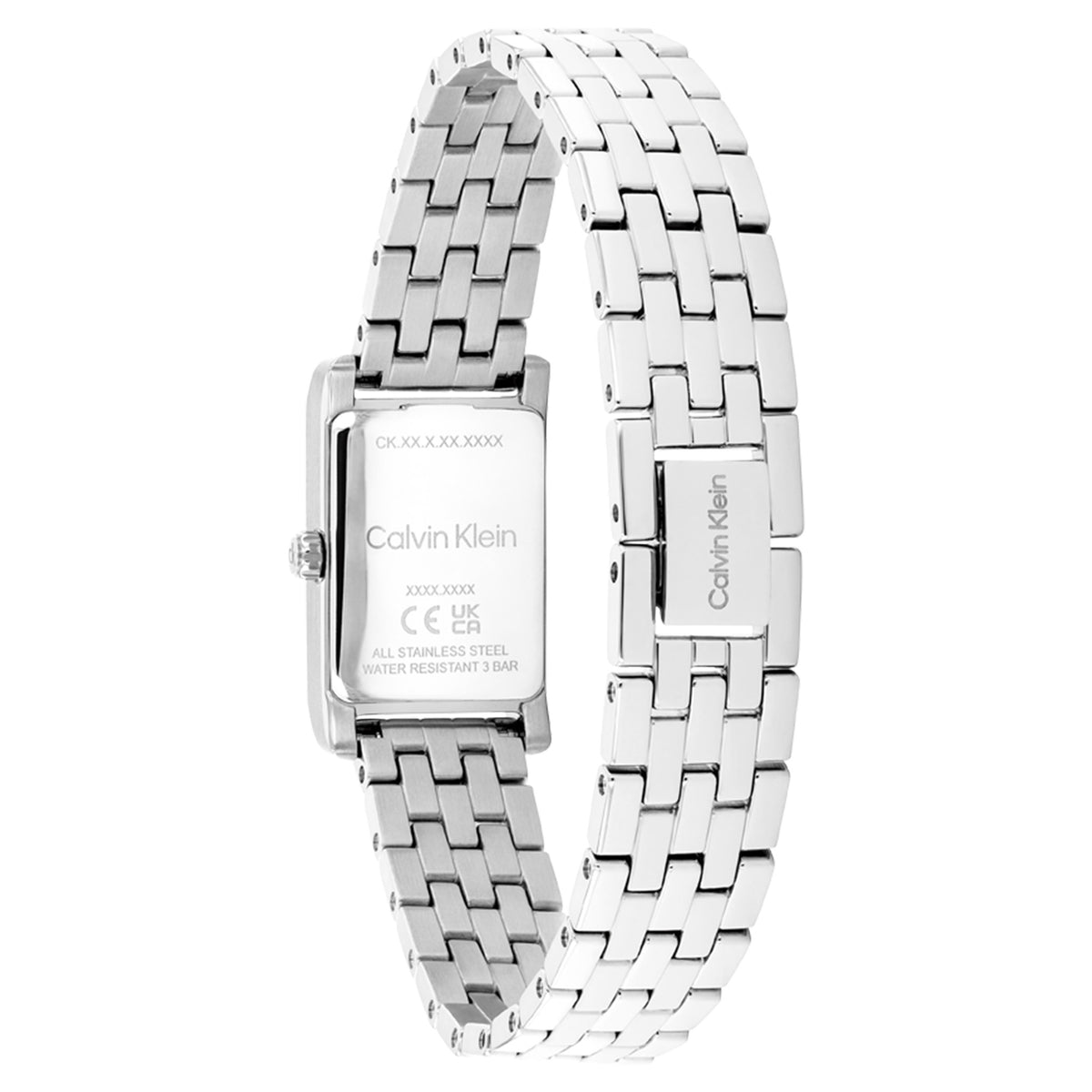Calvin Klein Silver Steel Light Blush Dial Women's Watch - 25100197