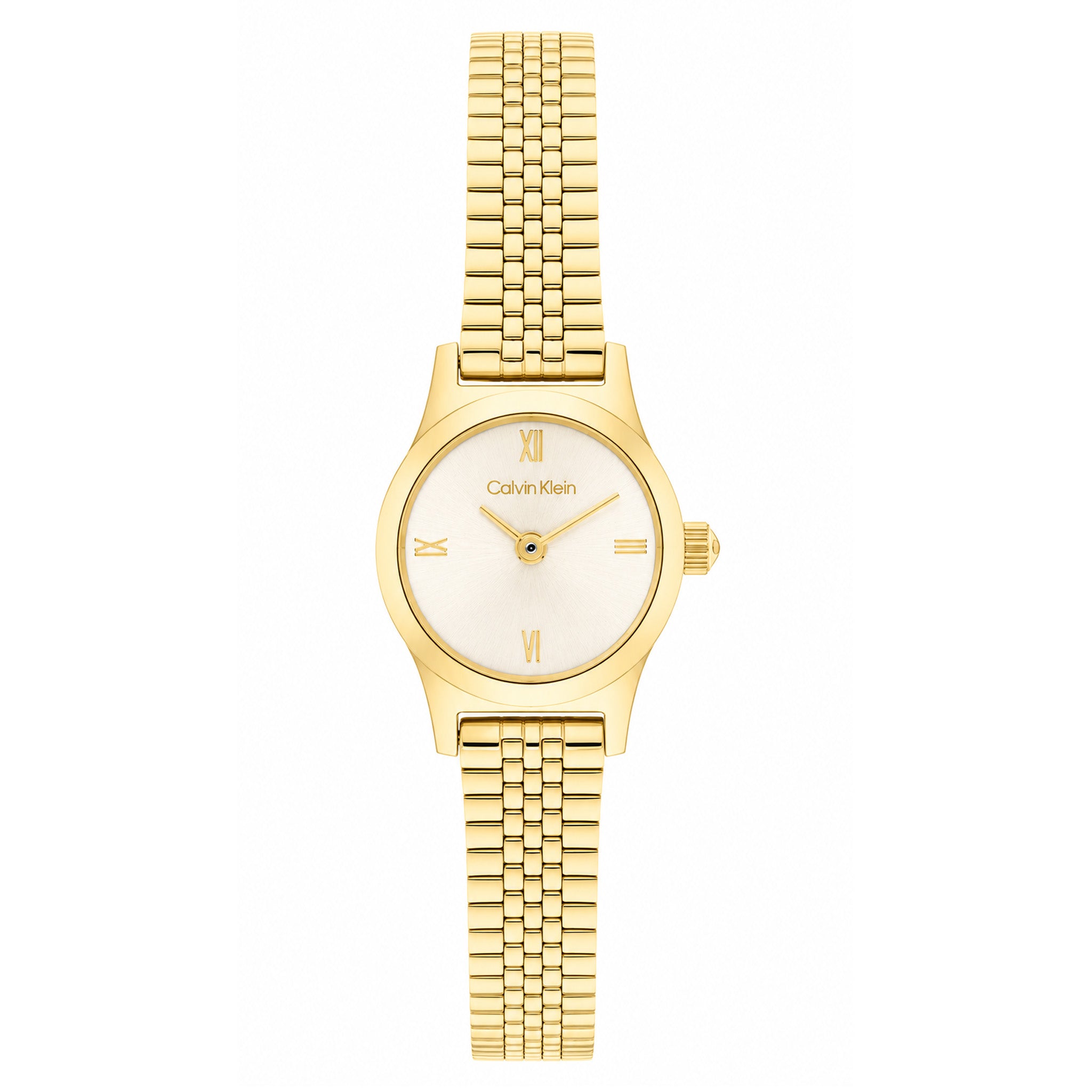 Calvin Klein Gold Steel Light Gold Dial Women's Watch - 25100201