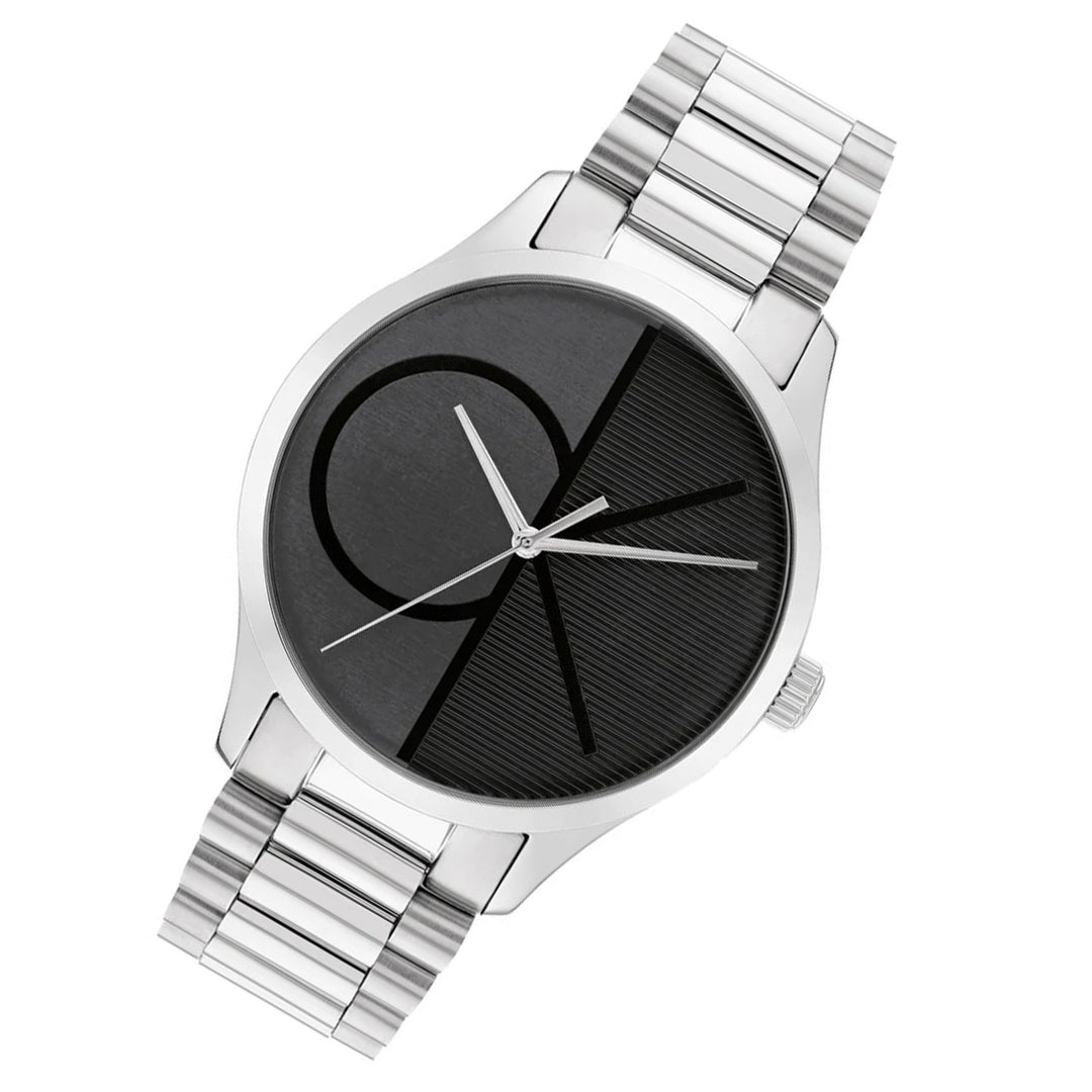 Calvin Klein Stainless Steel Black Dial Unisex Watch - 25200163