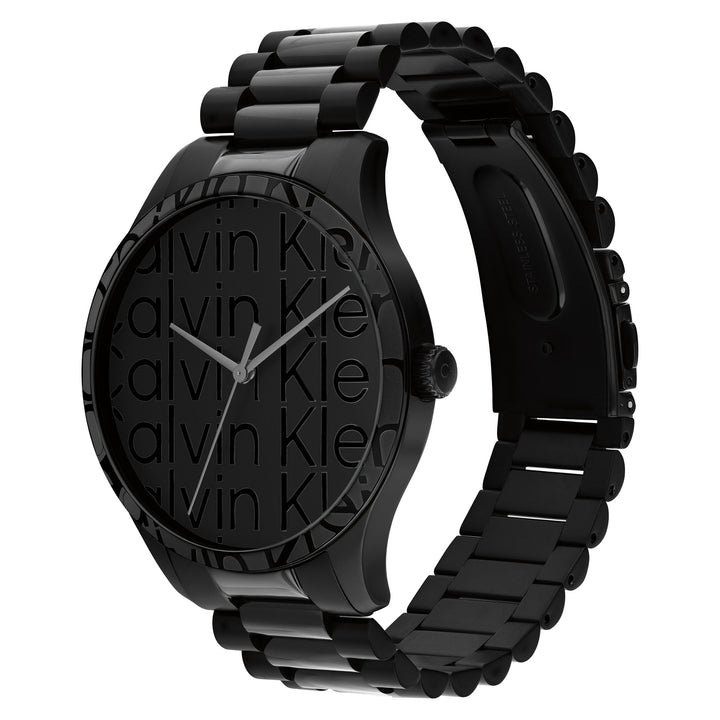 Calvin Klein Black Steel Unisex Watch - 25200344