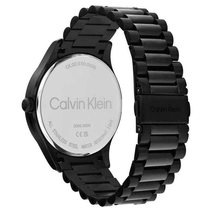 Calvin Klein Black Steel Unisex Watch - 25200344