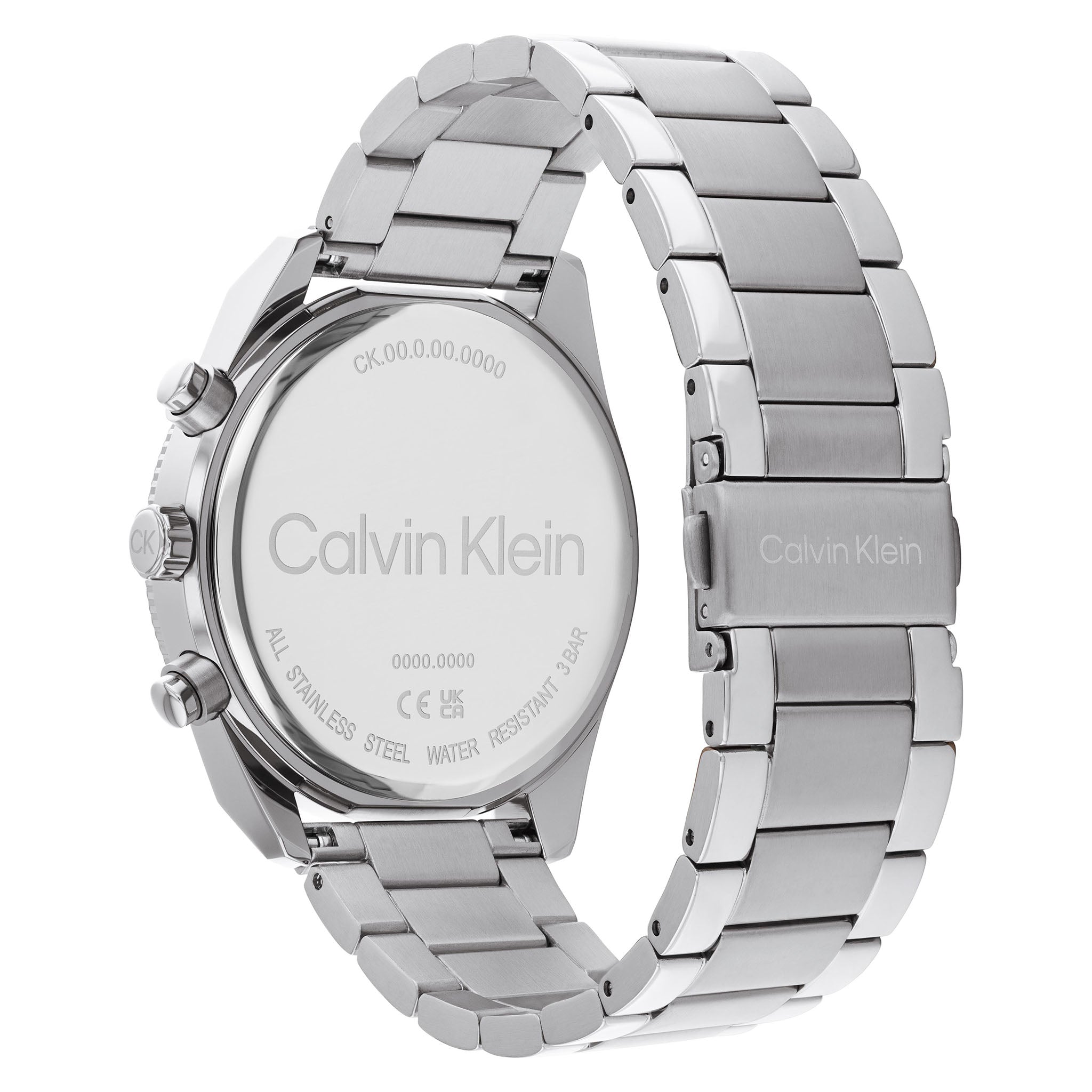 Calvin klein all stainless steel swiss made online