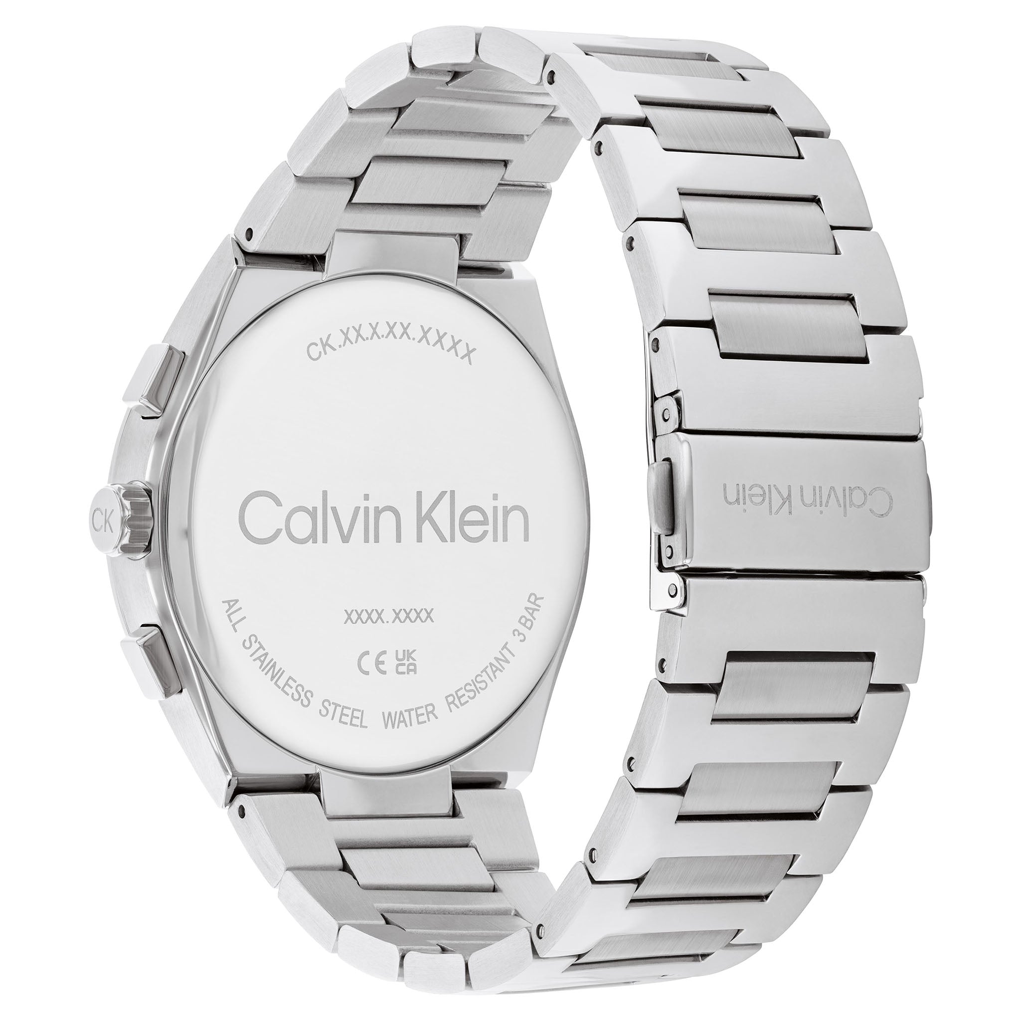 Calvin klein stainless steel back water resistant price hotsell