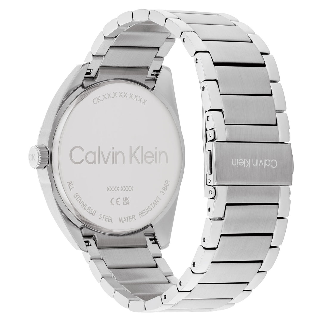 Calvin Klein Stainless Steel Blue Dial Men's Watch - 25200446