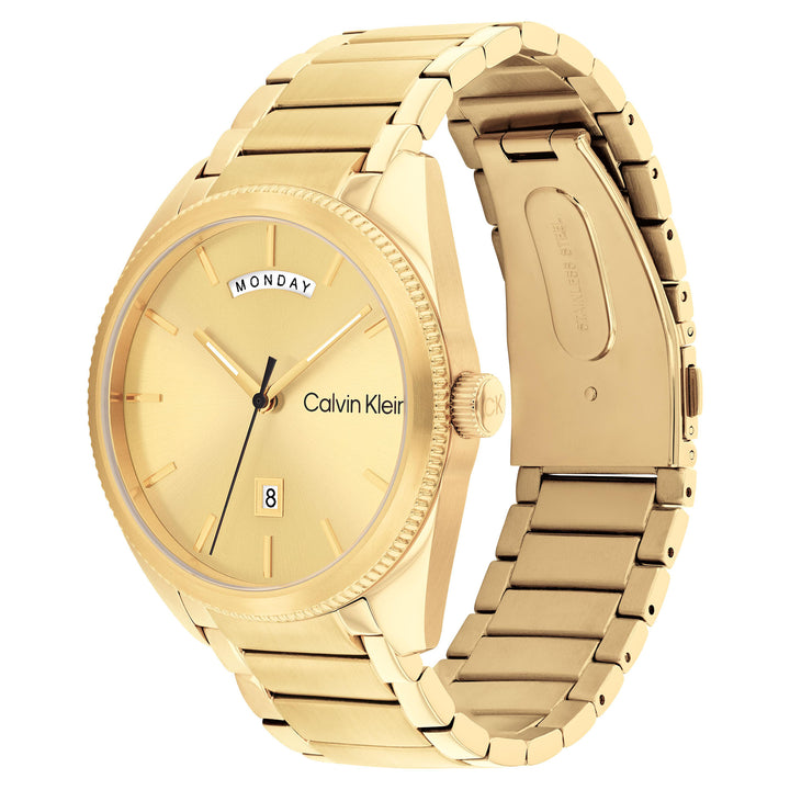 Calvin Klein Gold Steel Men's Watch - 25200447