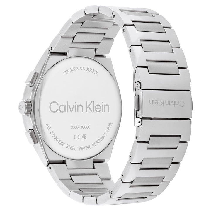 Calvin Klein Stainless Steel Black Dial Multi-function Men's Watch - 25200459