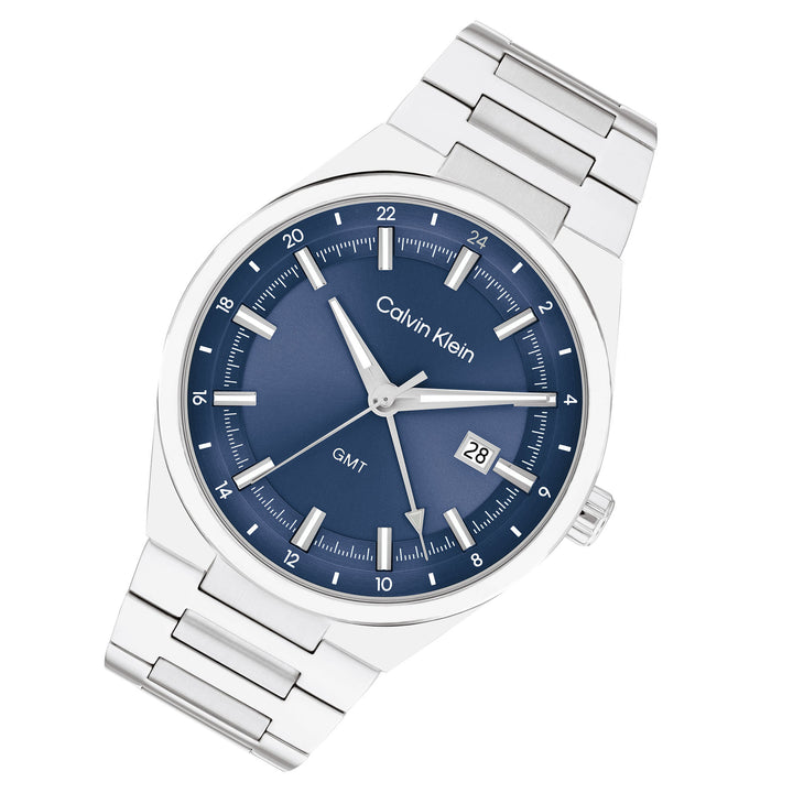 Calvin Klein Stainless Steel Blue Dial Men's Watch - 25200488
