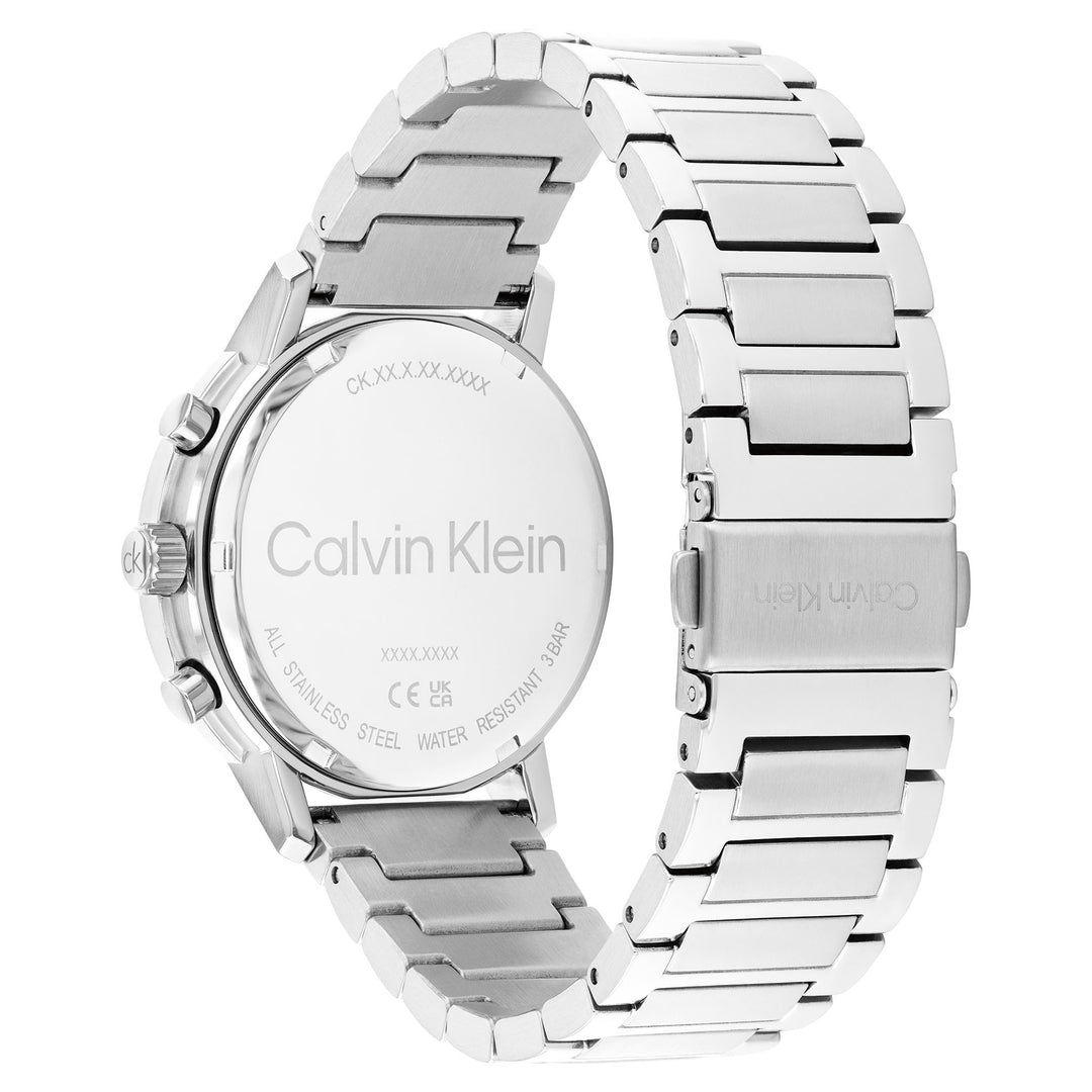 Calvin Klein Stainless Steel Grey Dial Multi-function Men's Watch - 25200493