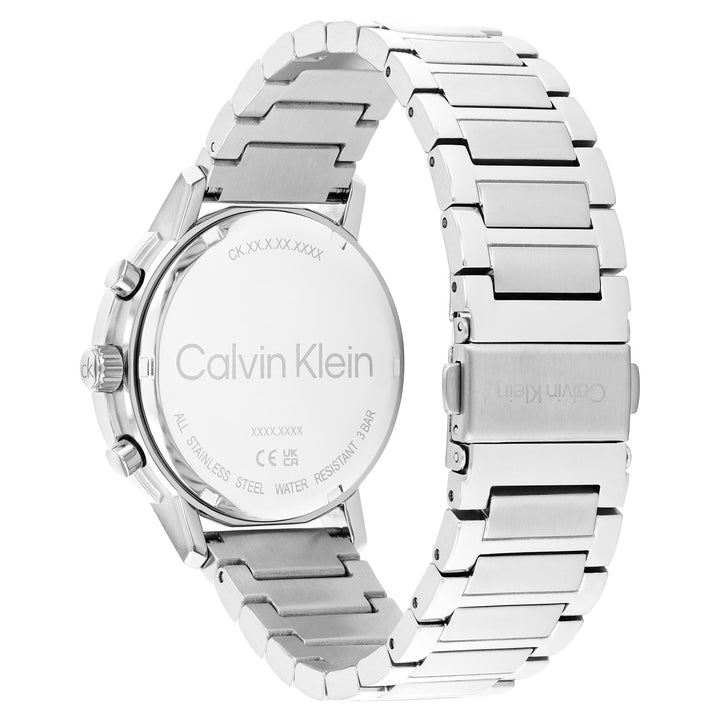 Calvin Klein Stainless Steel Grey Dial Multi-function Men's Watch - 25200493