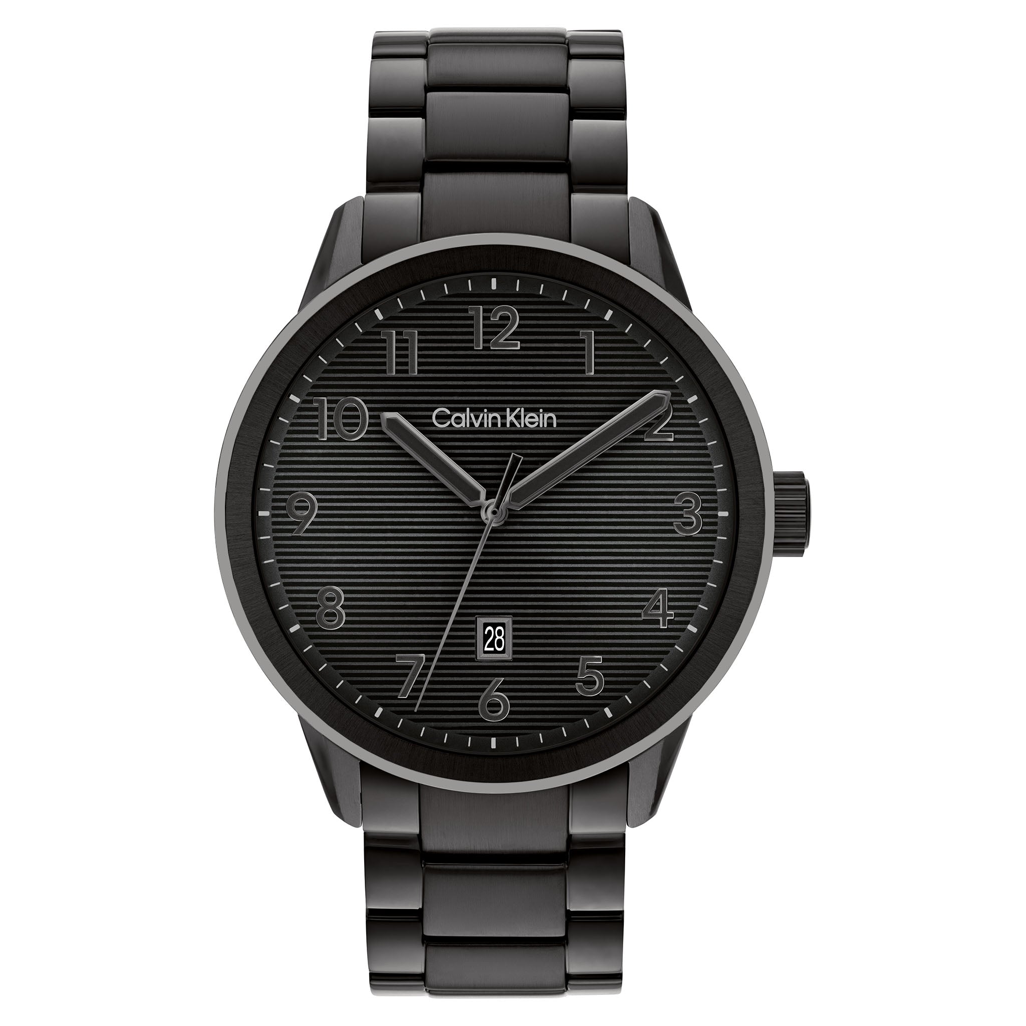 Calvin Klein Steel Black Dial Calendar Men's Watch - 25200516