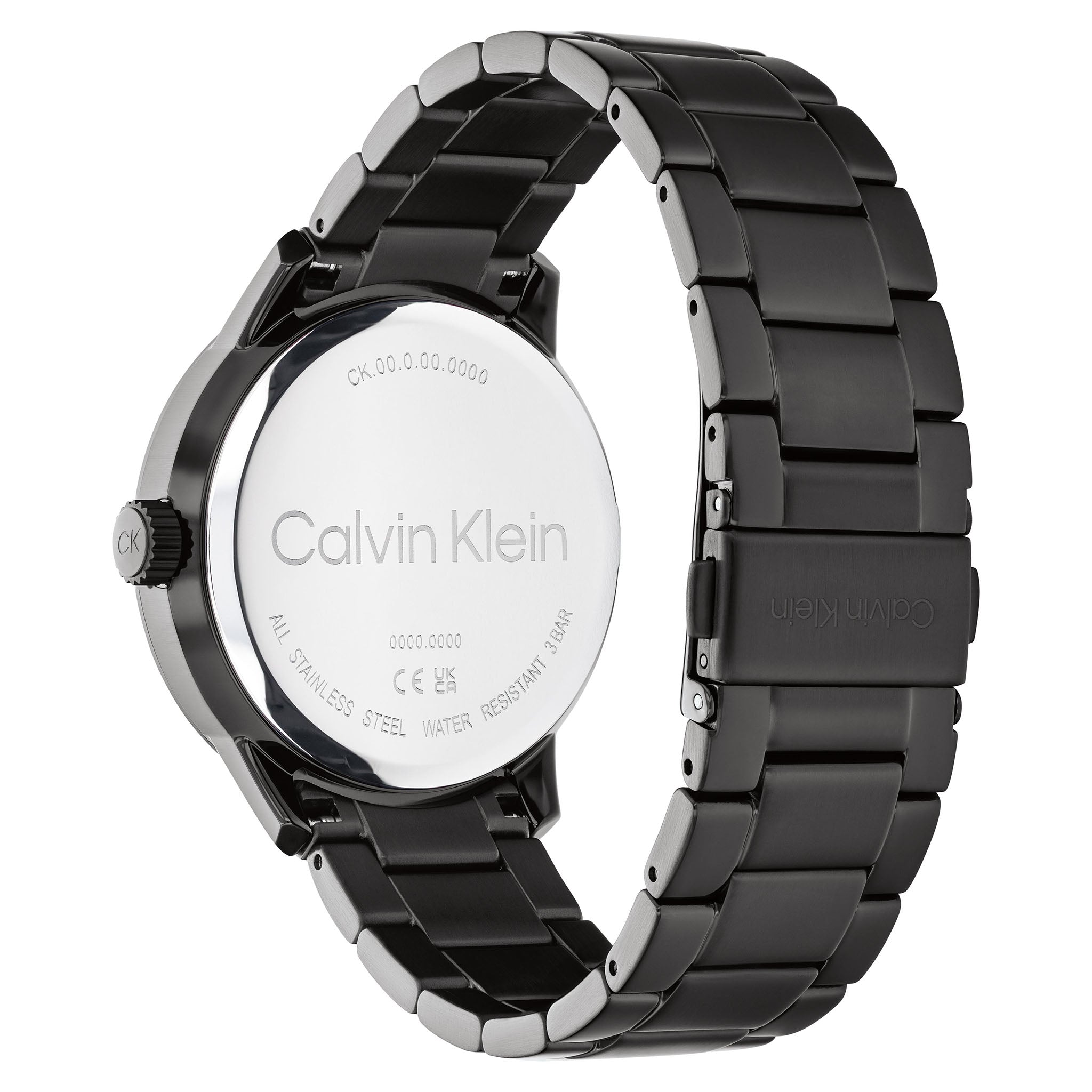 Calvin Klein Steel Black Dial Calendar Men's Watch - 25200516