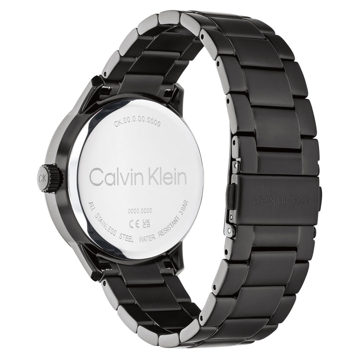 Calvin Klein Steel Black Dial Calendar Men's Watch - 25200516