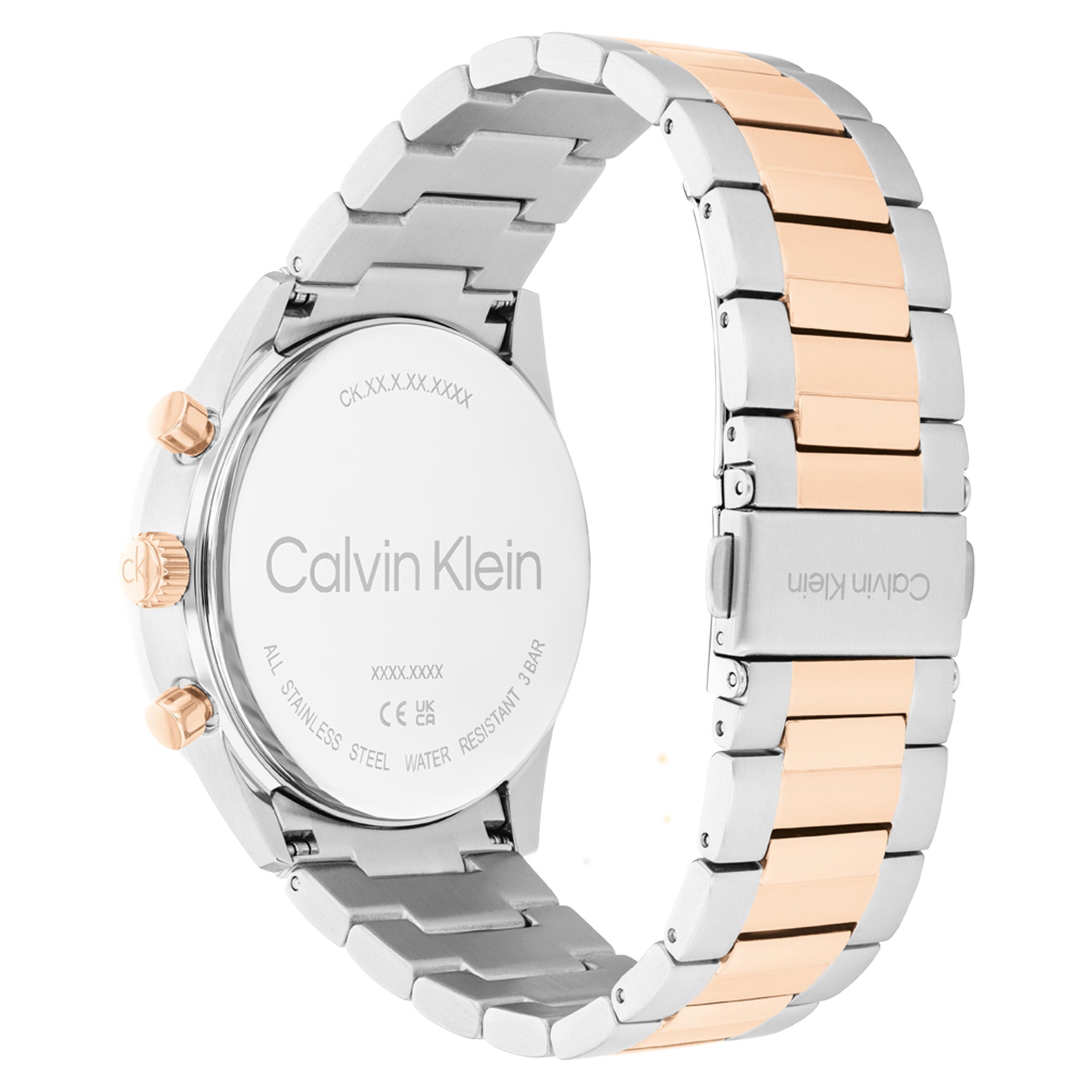 Calvin Klein Two-Tone Steel Grey Dial Multi-function Men's Watch - 25200558