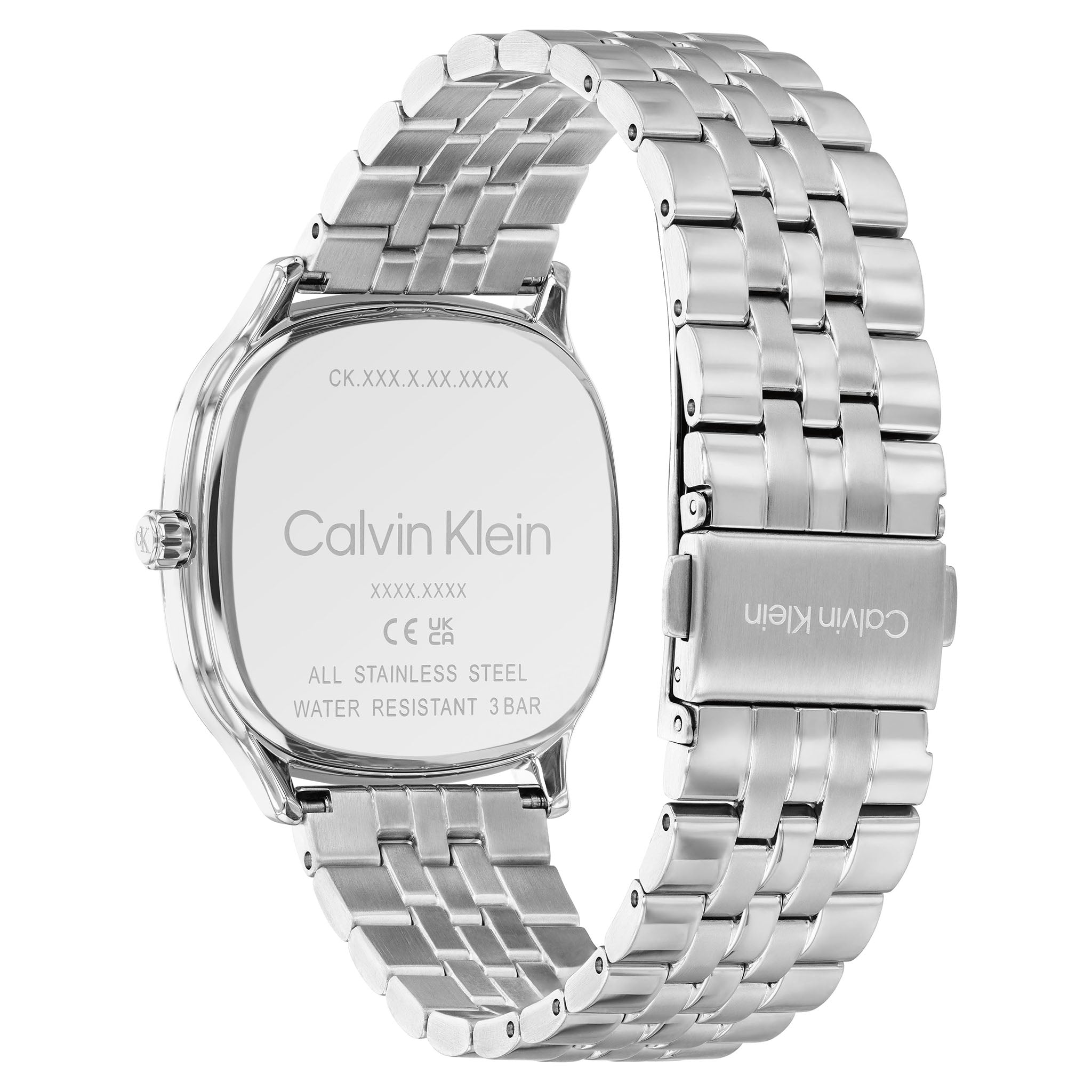Calvin Klein Silver Steel Light Grey Dial Men's Watch - 25200581