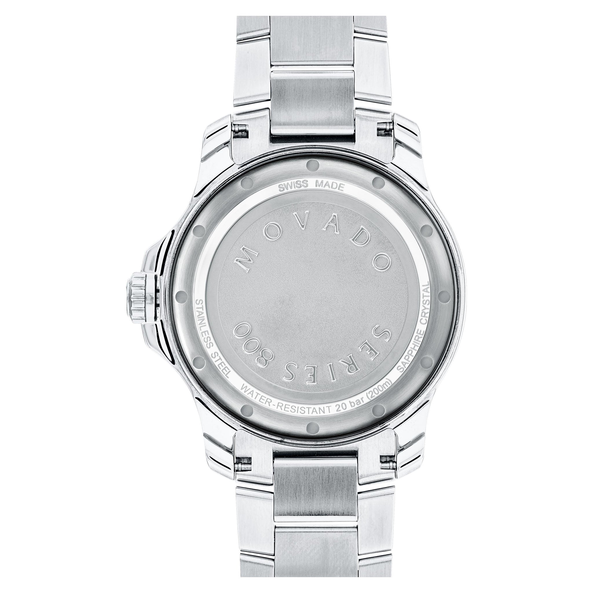 Movado Stainless Steel Green Dial Men's Swiss Made Watch - 2600136