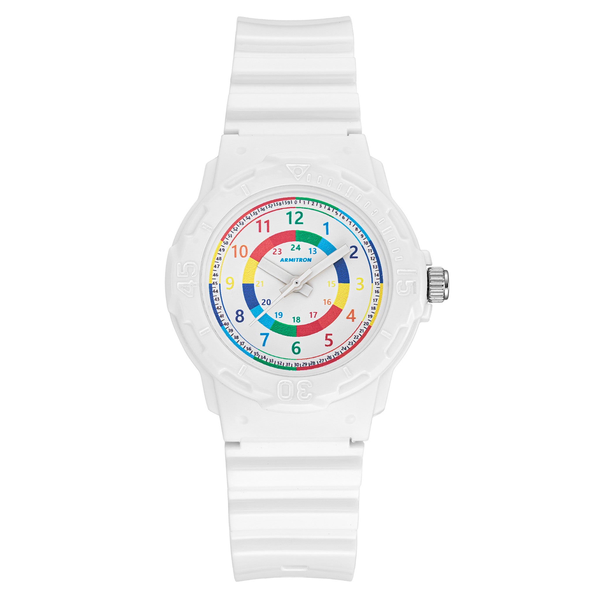 Armitron Plastic White Dial Plastic Kids Watch - 271000WHT