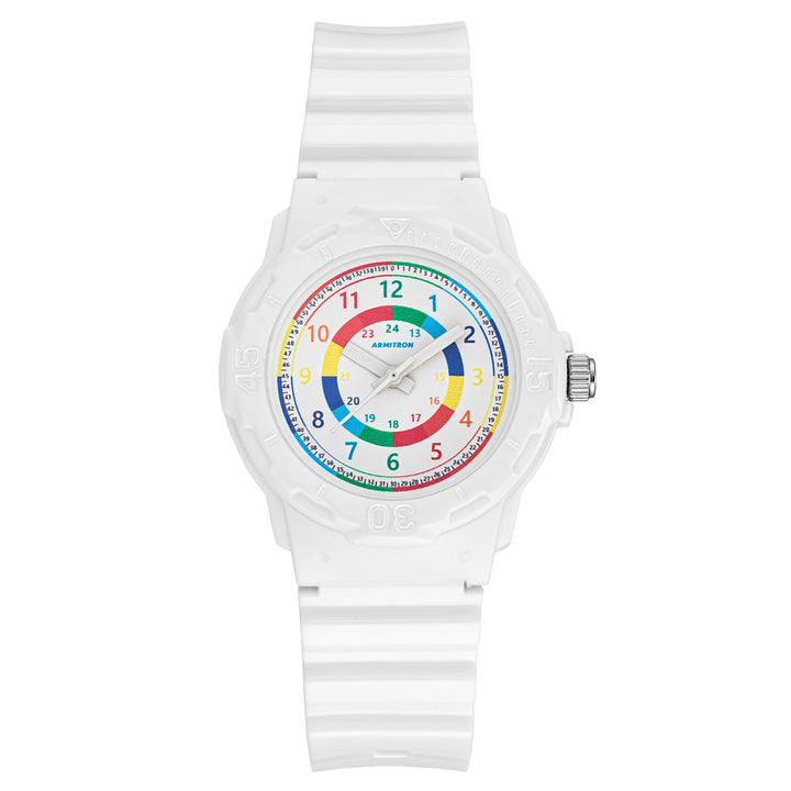 Armitron White Resin Kids Watch - 271000WHT