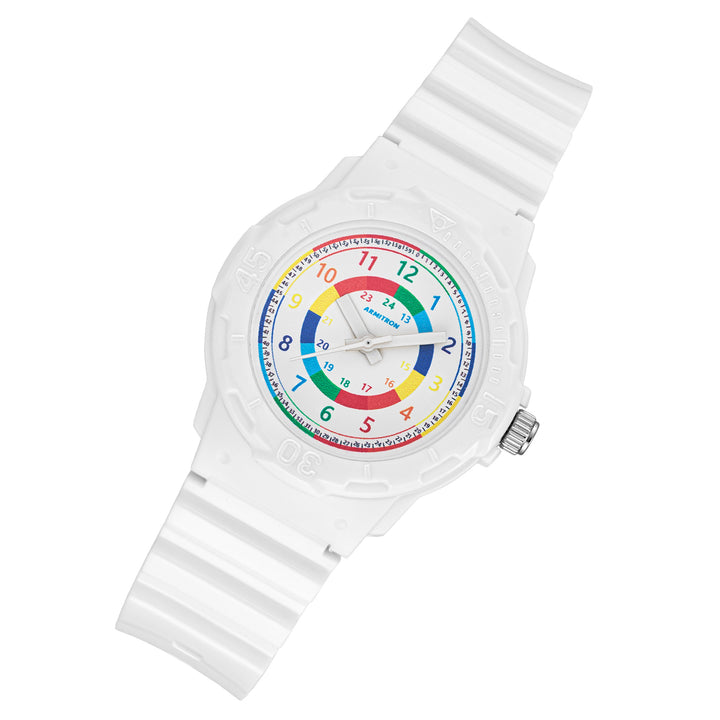 Armitron White Resin Kids Watch - 271000WHT