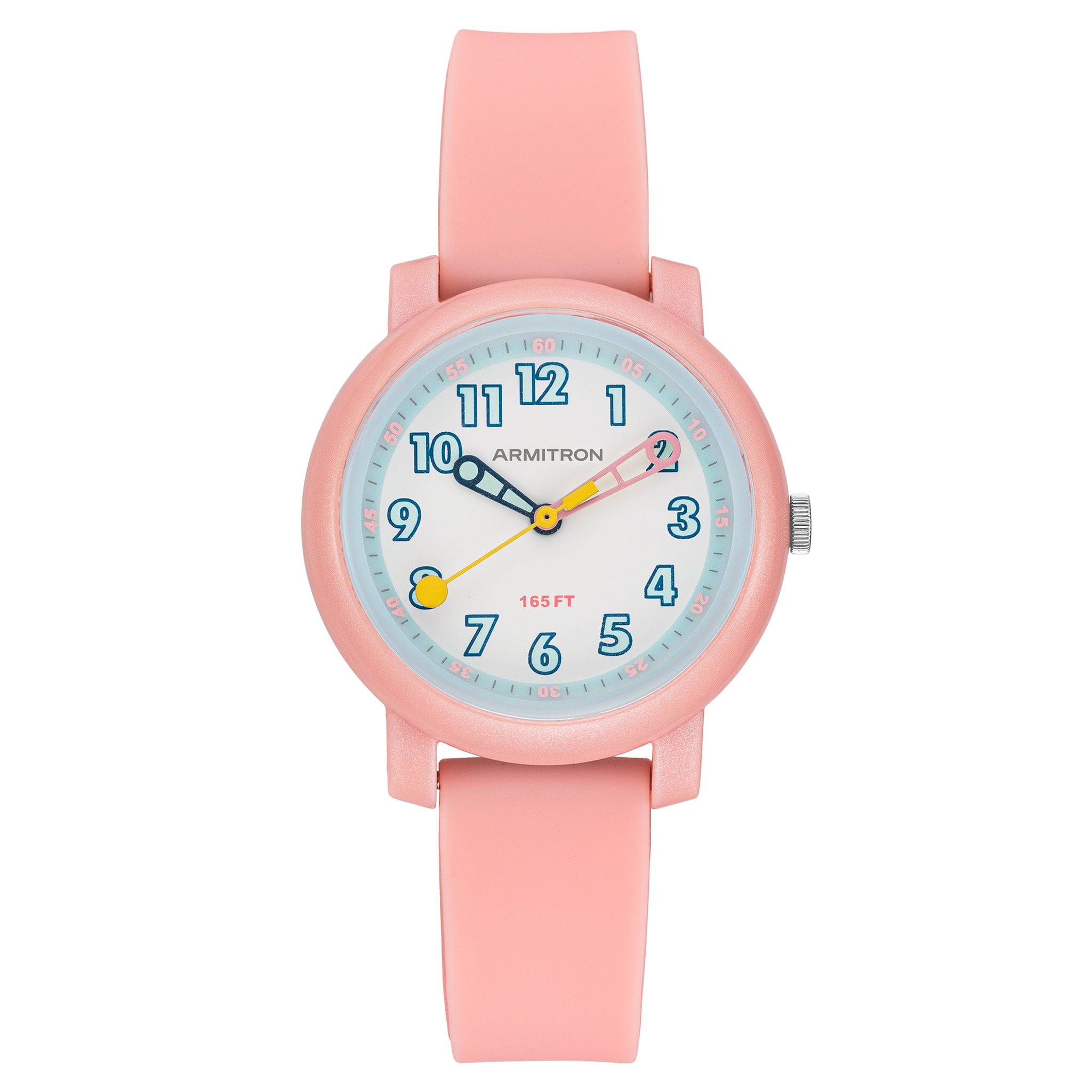 Armitron Plastic White Dial Plastic Kids Watch - 271003PNK