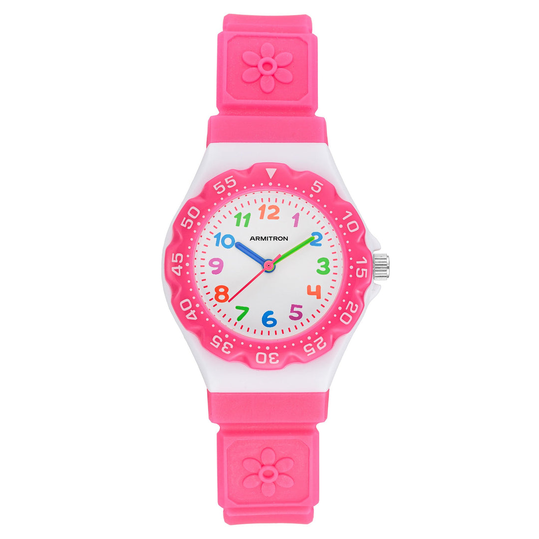 Armitron Pink Resin Kids Watch - 271007WPK