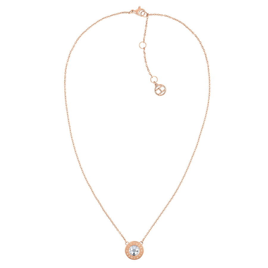 Tommy Hilfiger Jewellery Rose Gold Steel Women's Pendant Necklace - 2780285