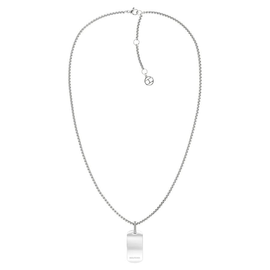 Tommy Hilfiger Jewellery Stainless Steel & Crystals Women's Pendant Necklace - 2780861