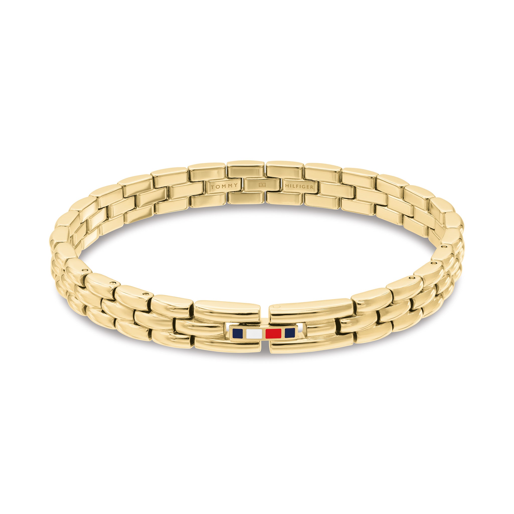 Tommy Hilfiger Jewellery Gold Steel Women's Metal Link Bracelet - 2781088